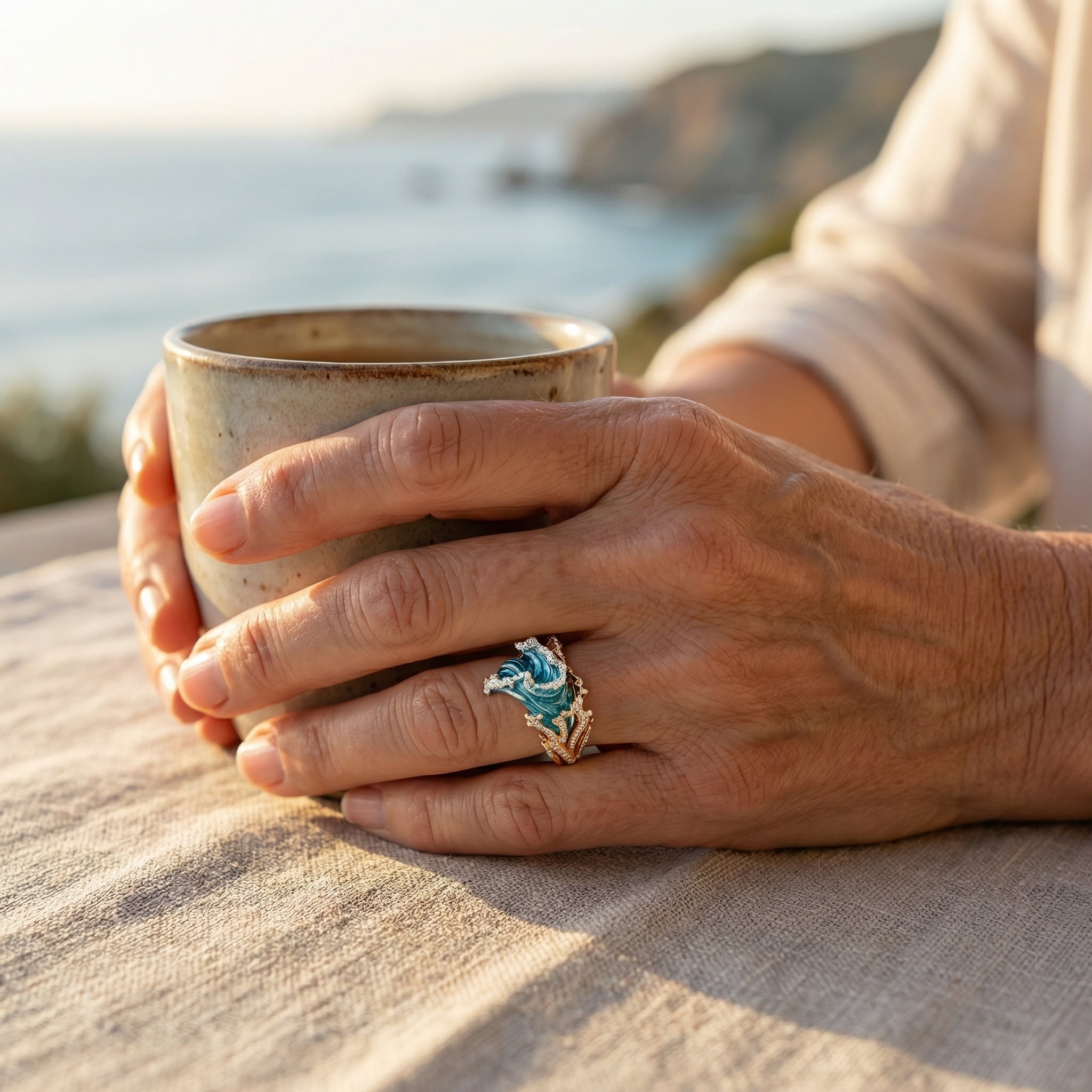 Nerina Wavecrown Ring