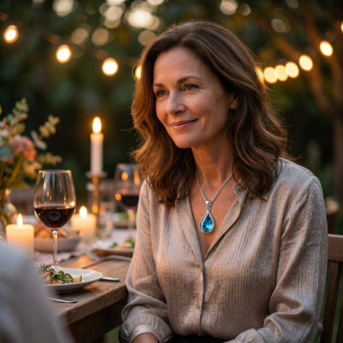 Aelina Teardrift Necklace