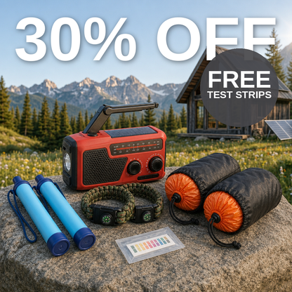 First 72 Hours Kit — 30% OFF, FREE test strips